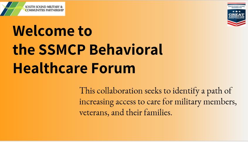 SSMCP Behavioral Healthcare Forum